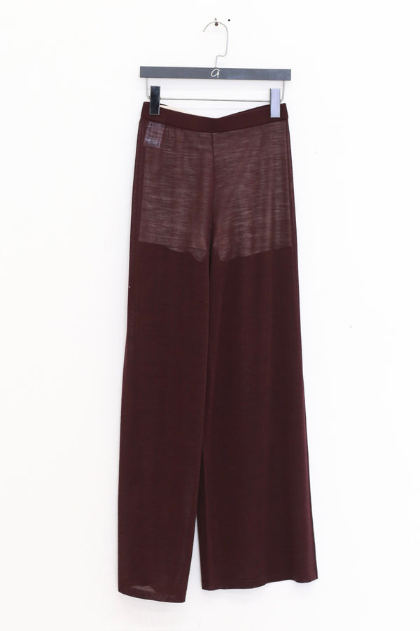 SWAYING 25 Spring/Summer Silk Wool Thin Straight Pants SW-SW25SS3B15C4-ZI Purple